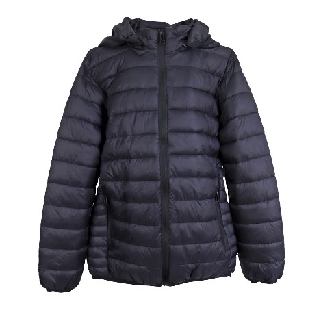 chamarra para hombre negra con gorro desmontable