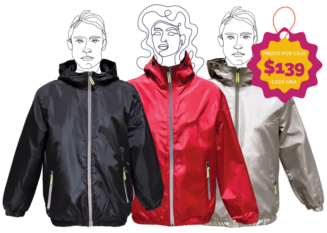 chamarras para mujer hombre y niños